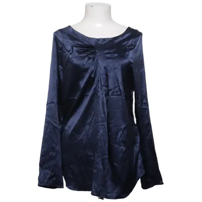 Bluse (Blau) von Benedikte Utzon Elasthan, Seide