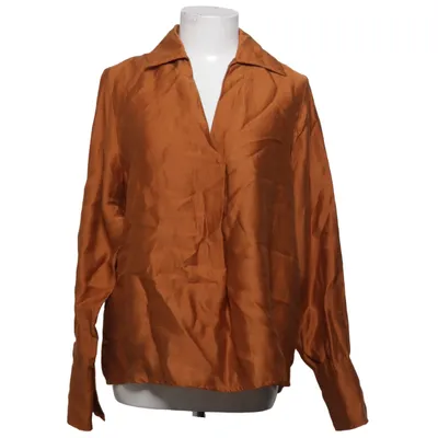 Blus (Brun) från WERA Linne, Polyamid, Viskos