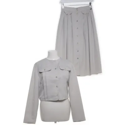 Skirt suit (Gray) from Kello Polyester, Viscose