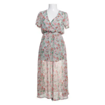 Dress (Green, Multicolored) from Cerise Blue Cotton, Polyester