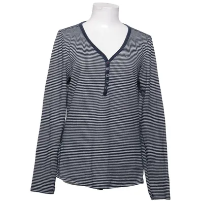 Henley T-shirt (Blå, Hvid) fra Hilfiger Denim Bomuld, Elastan, Polyester