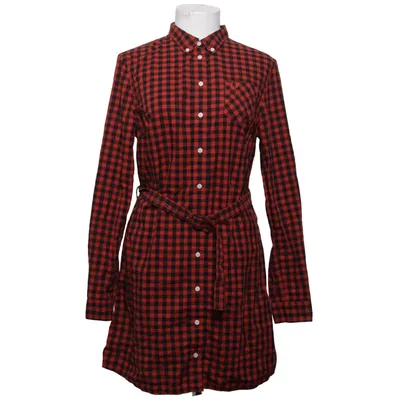 Skjortklänning (Röd, Svart) från Fred Perry Bomull, Lyocell