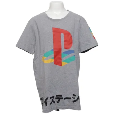 T-shirt (Grå, Flerfärgad) från Playstation Bomull, Polyester