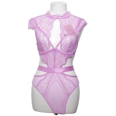 Body (Lila, Wit) van Ann Summers Elastaan, Polyamide
