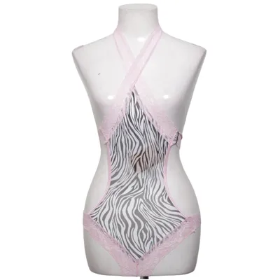 Bralette (Roze, Zwart, Wit) van Baci Lingerie Elastaan, Polyamide