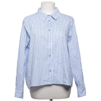 Chemise (Bleu, Blanc) de Splash Coton, Élasthane, Polyamide