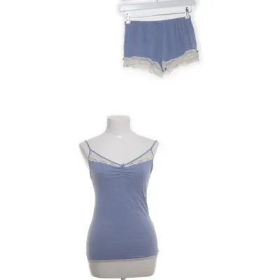 Pyjamasz (Blå, Hvid) fra Hunkemöller Elastan, Viscose