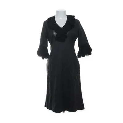 Robe (Gris, Noir) de Temperley Élasthane, Soie, Laine