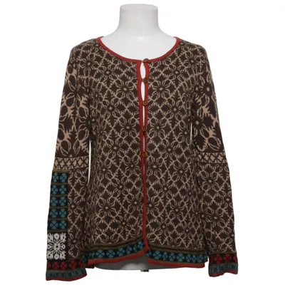 Cardigan (Brown, Beige, Multicolored) from Gudrun Sjödén Cotton, Linen
