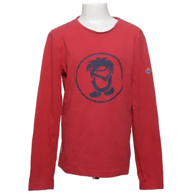 Long sleeve T-shirt (Red) from Trollkids Cotton, Polyester