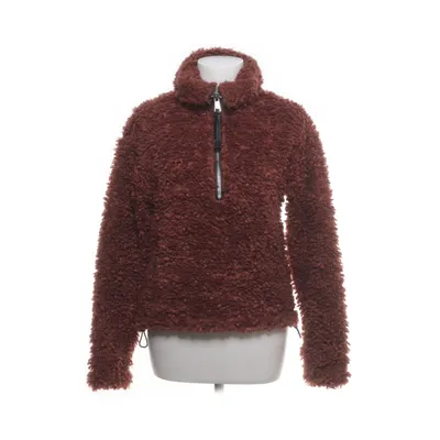 Fleecetrøje (Rød) fra Abercrombie & Fitch Kunstpels, Polyester