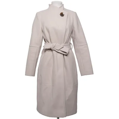 Manteau (Beige) de Gallery Polyester
