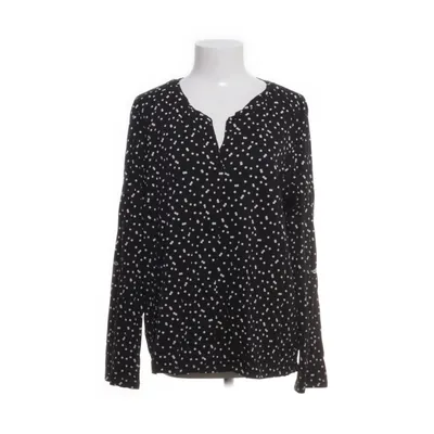 Bluse (Sort, Hvid) fra Tom Tailor Bomuld, Modal