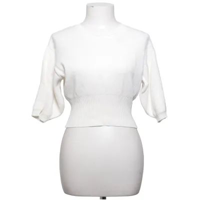 Pull-over (Blanc) de Bik Bok Coton, Fibre métallique