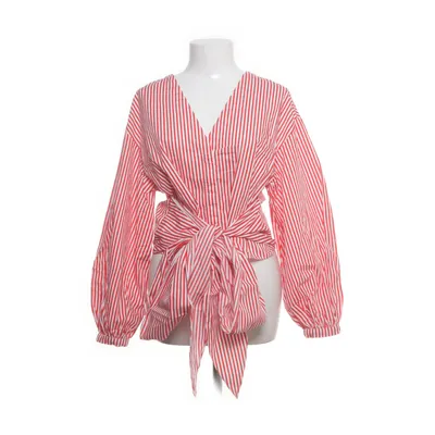 Blouse portefeuille (Rouge, Blanc) de H&M Coton