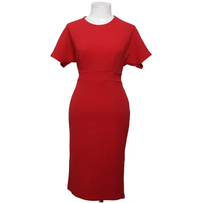 Jurk (Rood) van Boohoo Elastaan, Polyester