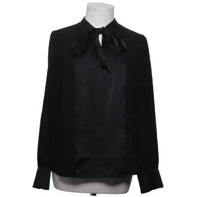 Strikblouse (Zwart) van Mango Suit