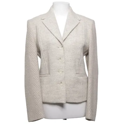 Blazer (Beige) from Another Woman Polyester, Wool