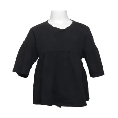 Top (Schwarz) von Mango Bio-Baumwolle