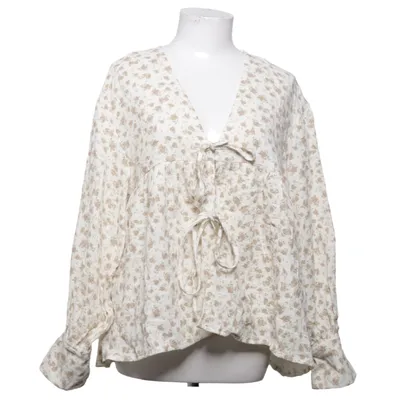 Blouse (White, Multicolored) from Arines Cotton
