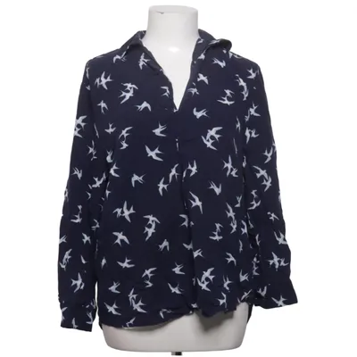 Blouse (Blue, White) from Mango Casual