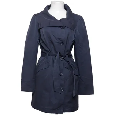 Trench coat (Blue) from Ichi Cotton, Polyamide, Polyester