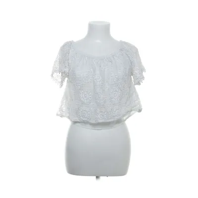 Crop top (Hvid) fra Hollister Bomuld, Nylon, Polyester