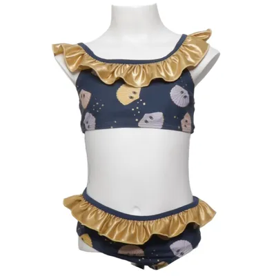 Bikini (Blue, Gold, Multicolored) from Minimarket Elastane, Polyamide, Polyester