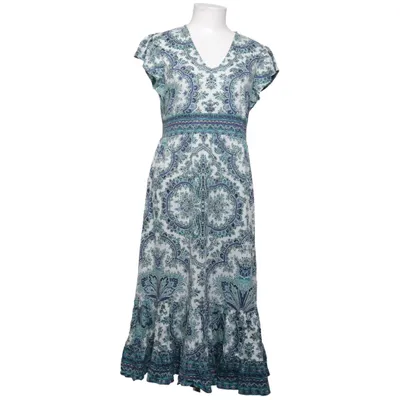 Maxi dress (Blue, White, Multicolored) from Indiska Cotton, Modal