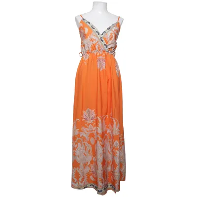 Maxi jurk (Oranje, Meerkleurig) van Lily Rose Elastaan, Polyester