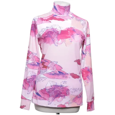 Polotröja (Rosa, Flerfärgad) från HUNKØN Elastan, Polyester