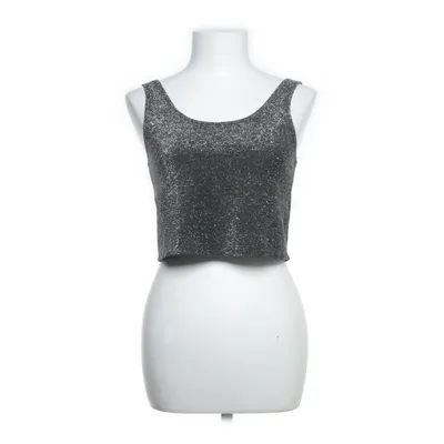 Crop top (Zilver) van Stay Elastaan, Metallvezel, Polyamide, Polyester