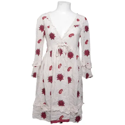 Jurk (Beige, Rood, Meerkleurig) van Odd Molly Katoen, Zijde