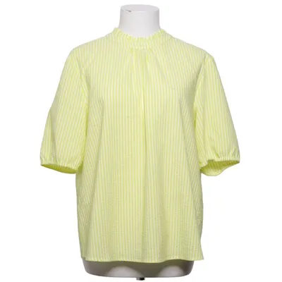 Bluse (Gul, Hvid) fra Taifun Bomuld, Polyester