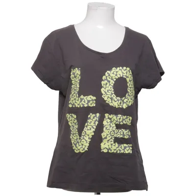T-shirt (Grijs, Geel) van Okay Katoen