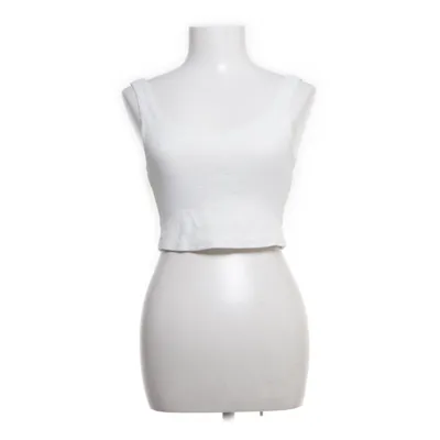 Crop top (Wit) van Weekday Elastaan, Katoen