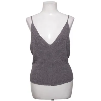 Tank Top (Gray) from Zara Knit Cotton, Nylon