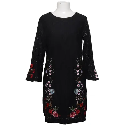 Kjole (Sort, Flerfarvet) fra Desigual Elastan, Polyamid, Polyester