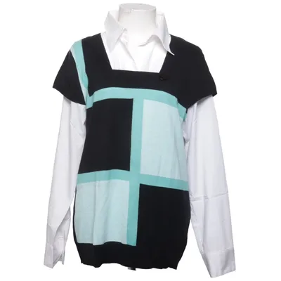 Trui (Zwart, Wit, Groen) van Caro Acryl, Katoen, Polyester