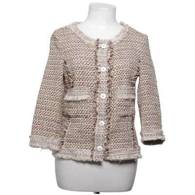 Cardigan (Beige, Flerfarvet) fra Expresso Acetat, Bomuld, Elastan, Polyester