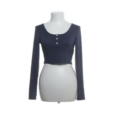 Crop top (Blå) från Romwe Elastan, Polyester