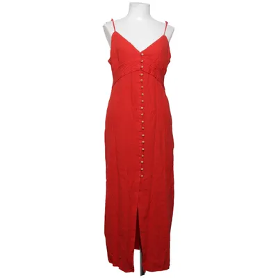 Maxi dress (Red) from Zara Linen, Viscose