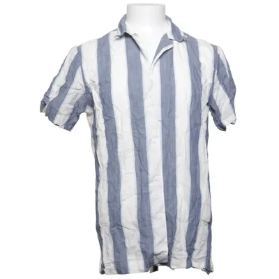 Chemise à manches courtes (Bleu, Blanc) de Lindbergh Coton, Lin