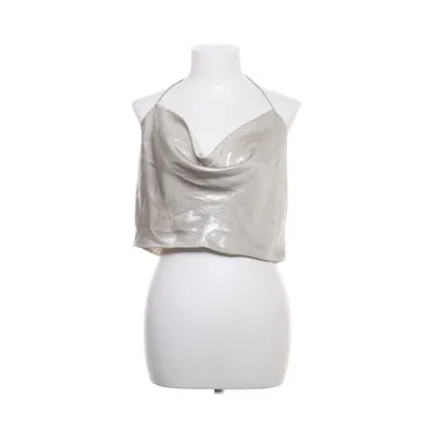 Tank Top (Silver) from Zara Polyester