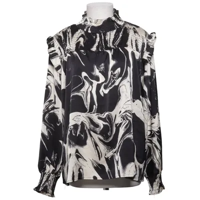Blouse (Zwart, Beige) van Unika Polyester