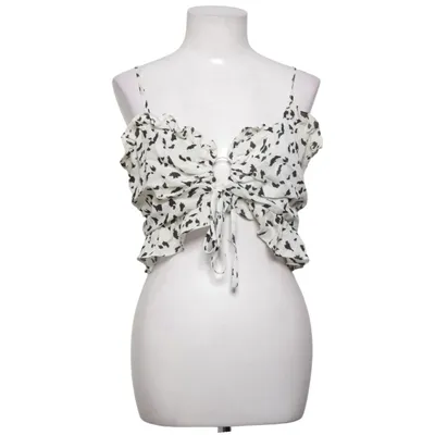 Crop top (Wit, Zwart) van Honey Punch