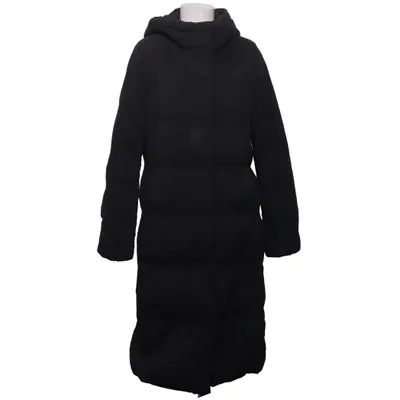 Daunenmantel (Schwarz) von Uniqlo Daune, Feder, Polyamid, Polyester