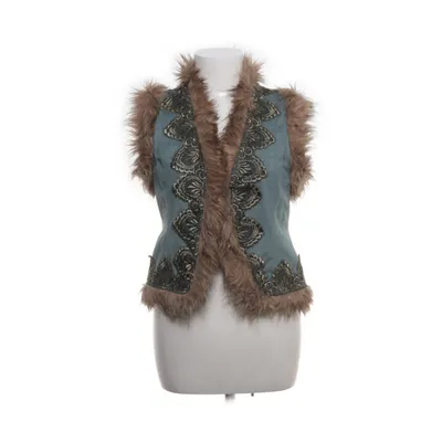 Outdoor vest (Groen, Goud) van Greenhouse Polyester, Imitatiebont, Imitatieleer