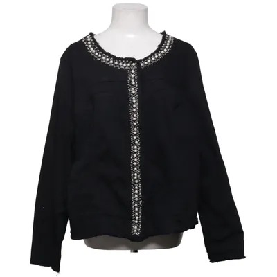 Cardigan (Black) from Sara Lindholm Cotton, Elastane