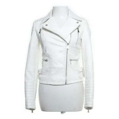 Bikerjack (Wit) van Papillonne Polyester, Polyurethaan